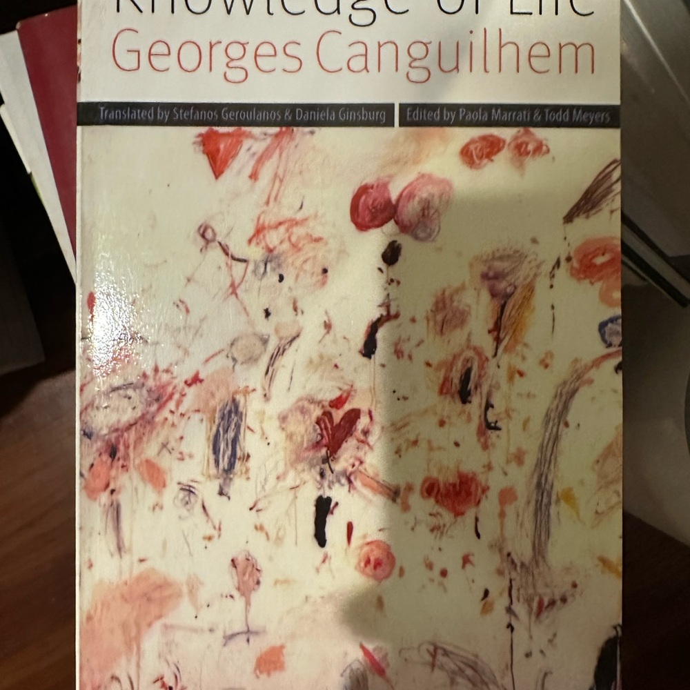 Knowledge of Life by Georges Canguilhem
